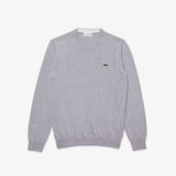 PULL HOMME COL ROND GRIS GRIS