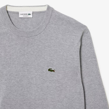 PULL HOMME COL ROND GRIS GRIS