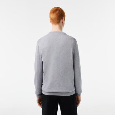 PULL HOMME COL ROND GRIS GRIS