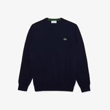 PULL HOMME COL ROND MARINE MARINE