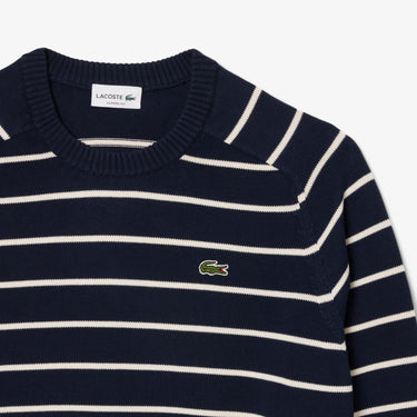 PULL HOMME COL ROND MARINE MARINE