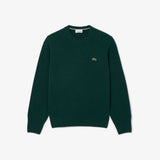 PULL HOMME COL ROND VERT VERT