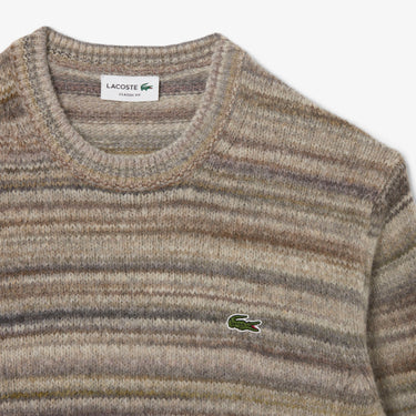 PULL HOMME CR LACOSTE BEIGE BEIGE
