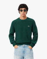 PULL HOMME CR LACOSTE VERT FONCE VERT FONCE