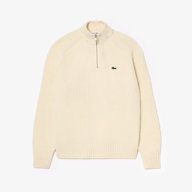 PULL HOMME DEMI-ZIP CREME CREME