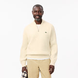 PULL HOMME DEMI-ZIP CREME CREME