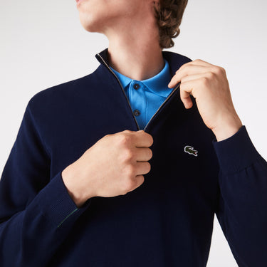 PULL HOMME DEMI-ZIP MARINE MARINE