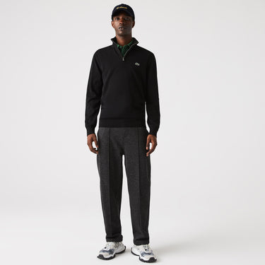 PULL HOMME DEMI-ZIP NOIR NOIR