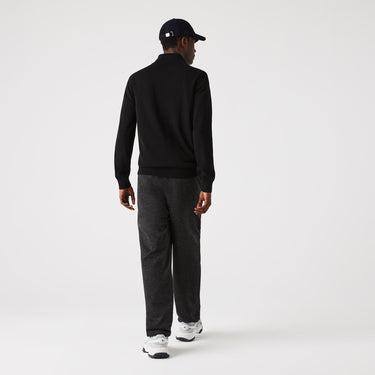 PULL HOMME DEMI-ZIP NOIR NOIR