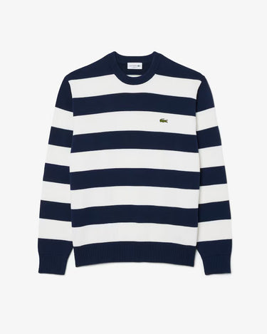 PULL HOMME LACOSTE MARINE/BLANC HHW MARINE/BLANC HHW