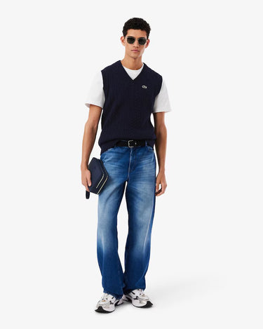 PULL HOMME SM COL V LACOSTE MARINE 802 MARINE 802