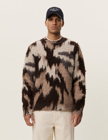 PULL HOMME FORREST CREWNECK MARRON MARRON
