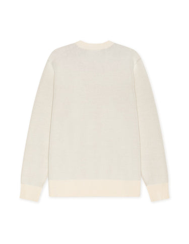 PULL HOMME GOODS INTARSIA ECRU ECRU