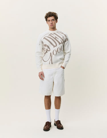 PULL HOMME GOODS INTARSIA ECRU ECRU