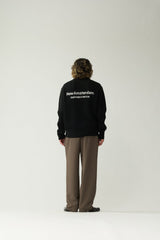 PULL HOMME KNITTED NOIR NOIR