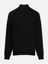 PULL HOMME ECOVERO TURTLENECK NOIR NOIR