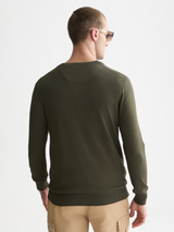 PULL HOMME ECOVERO VERT VERT