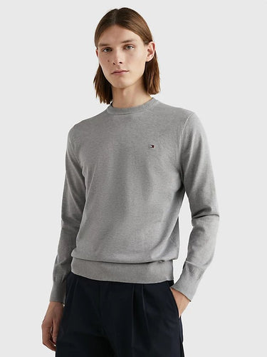 PULL HOMME 1985 CREW NECK SWEAT GRIS GRIS