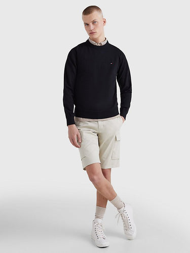 PULL HOMME 1985 CREW NECK SWEAT NOIR NOIR