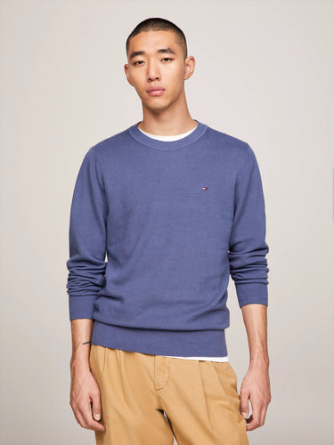 PULL HOMME CHAIN RIDGE STRUCTUR INDIGO INDIGO