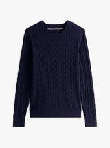 PULL HOMME CLASSIC COTTON CABLE MARINE MARINE