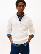 PULL HOMME CLASSIC COTTON ECRU ECRU