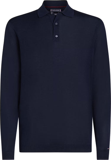 PULL HOMME DC SILK BLEND BUTTON MARINE MARINE