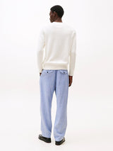 PULL HOMME ESSENTIAL SSNL ECRU ECRU