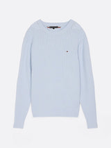PULL HOMME HERRINGBONE STRUCTUR CIEL CIEL