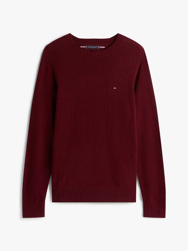 PULL HOMME LAMBSWOOL CREW NECK BORDEAUX BORDEAUX