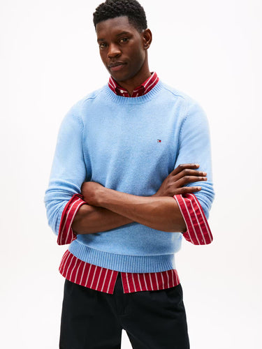 PULL HOMME LAMBSWOOL CREW NECK CIEL CIEL