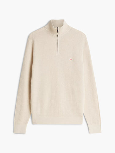 PULL HOMME PIMA CTN CASH STRUCT ECRU ECRU