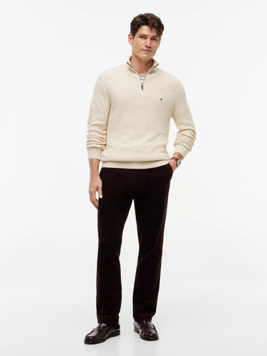 PULL HOMME PIMA CTN CASH STRUCT ECRU ECRU