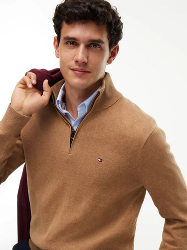 PULL HOMME PIMA ORG CTN CASHMER BEIGE BEIGE