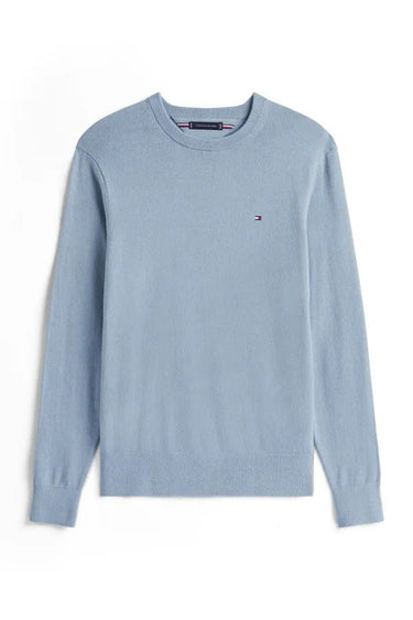 PULL HOMME PIMA ORG CTN CASHMER BLEU BLEU