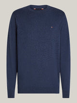 PULL HOMME PIMA ORG CTN CASHMER BLEU FONCE BLEU FONCE
