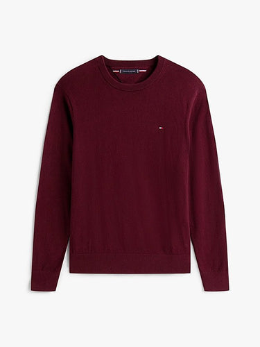 PULL HOMME PIMA ORG CTN CASHMER BORDEAUX BORDEAUX