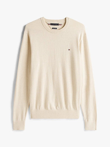 PULL HOMME PIMA ORG CTN CASHMER CREME CREME