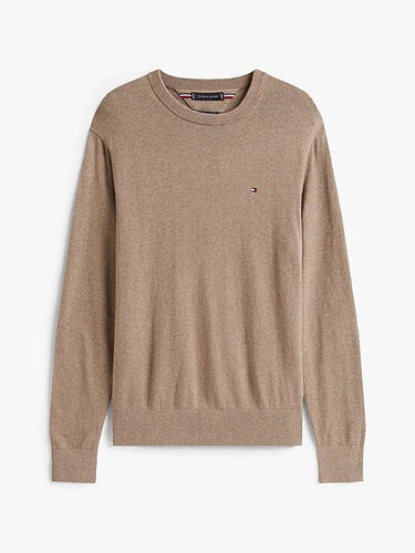 PULL HOMME PIMA ORG CTN CASHMER MARRON CLAIR MARRON CLAIR