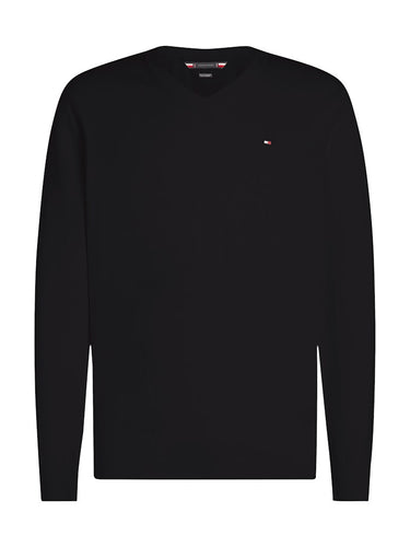 PULL HOMME PIMA ORG CTN CASHMER NOIR NOIR
