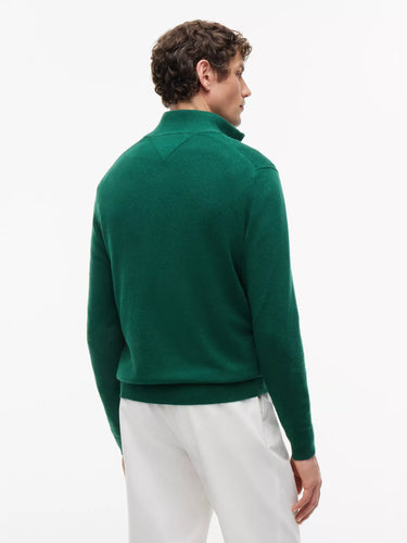 PULL HOMME PIMA ORG CTN CASHMER VERT VERT