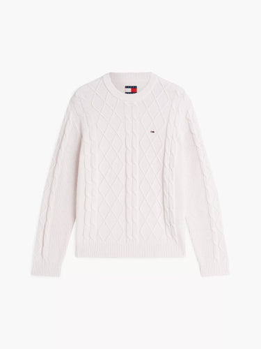 PULL HOMME REG CLASSIC FLAG BLANC BLANC