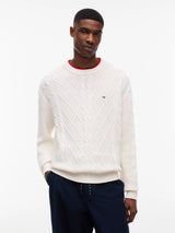 PULL HOMME REG CLASSIC FLAG BLANC BLANC