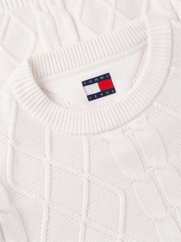 PULL HOMME REG CLASSIC FLAG BLANC BLANC