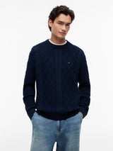 PULL HOMME REG CLASSIC FLAG MARINE MARINE