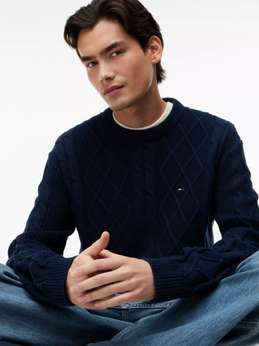 PULL HOMME REG CLASSIC FLAG MARINE MARINE