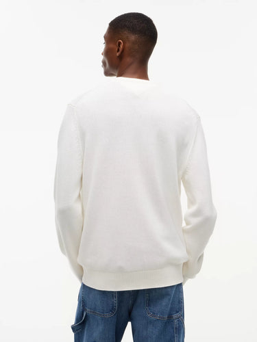 PULL HOMME SLIM ESS BLANC BLANC