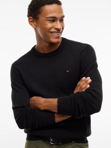 PULL HOMME SLIM ESS NOIR NOIR