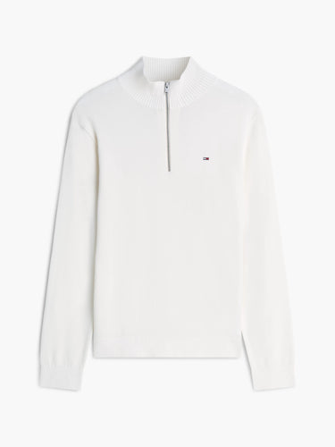 PULL HOMME SLM ESS LIGHT ¼ BLANC BLANC