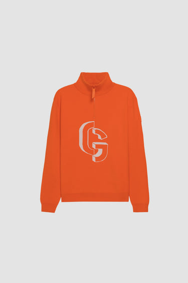 PULL MIXTE LEWIS DEEP ORANGE DEEP ORANGE